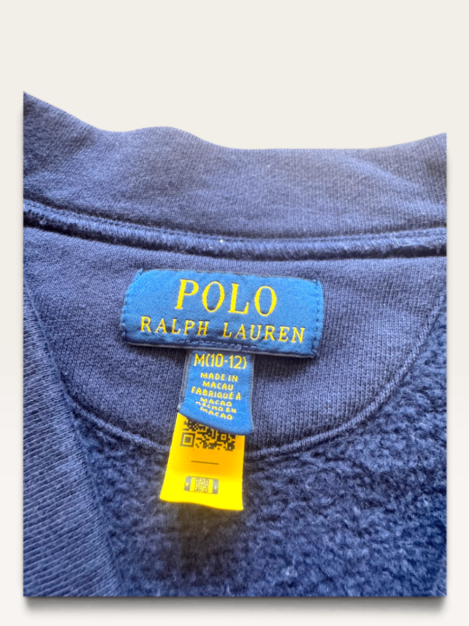 Sweat-Cardigan „Sea-Hornets“ – Sportlicher College-Vibe in dunkelblau  Gr.M (10-12) | Polo Ralph Lauren