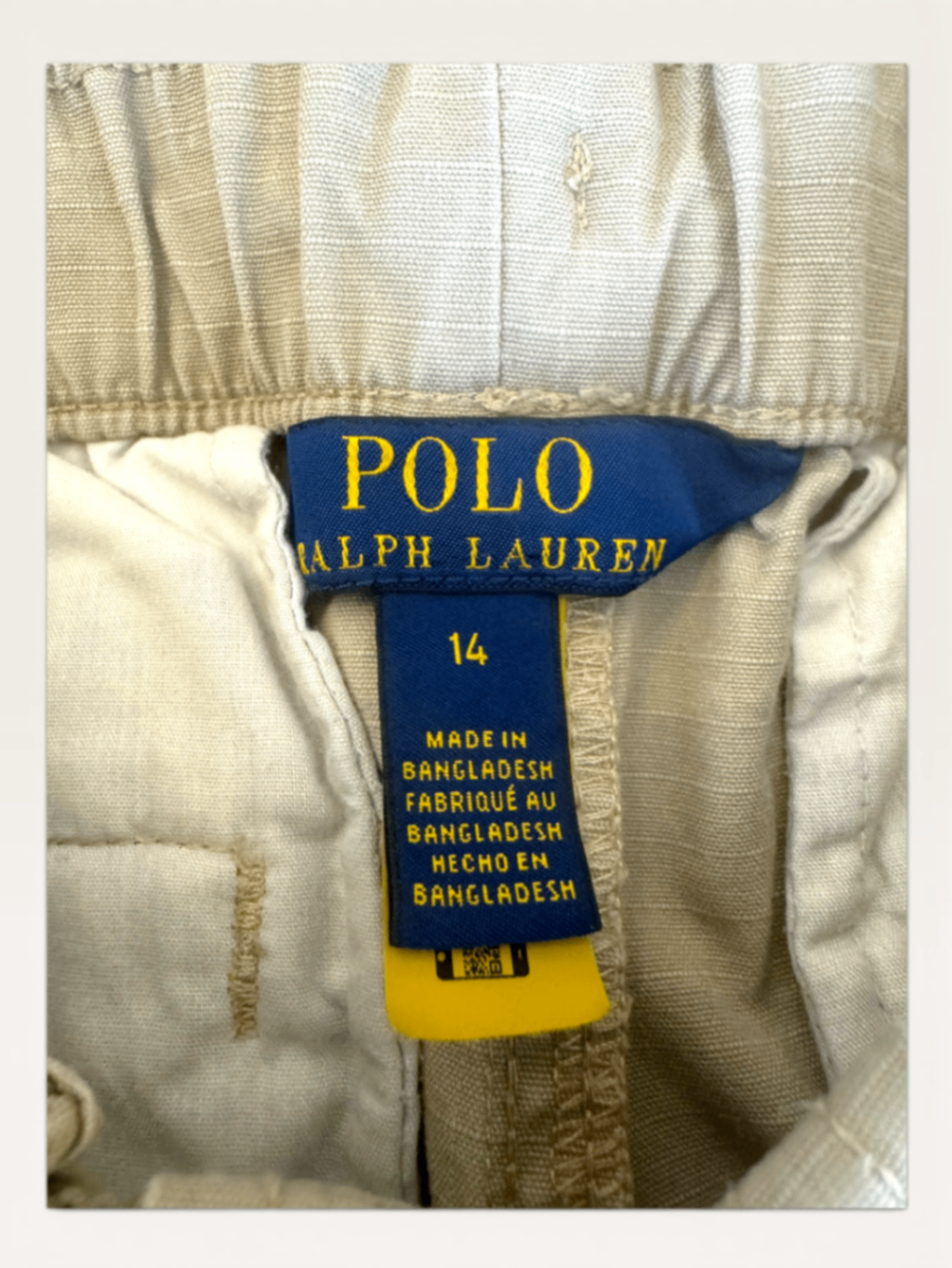 Beige Cargo-Shorts – Lässiger Summer-Essential Beige Gr.14 | Ralph Lauren