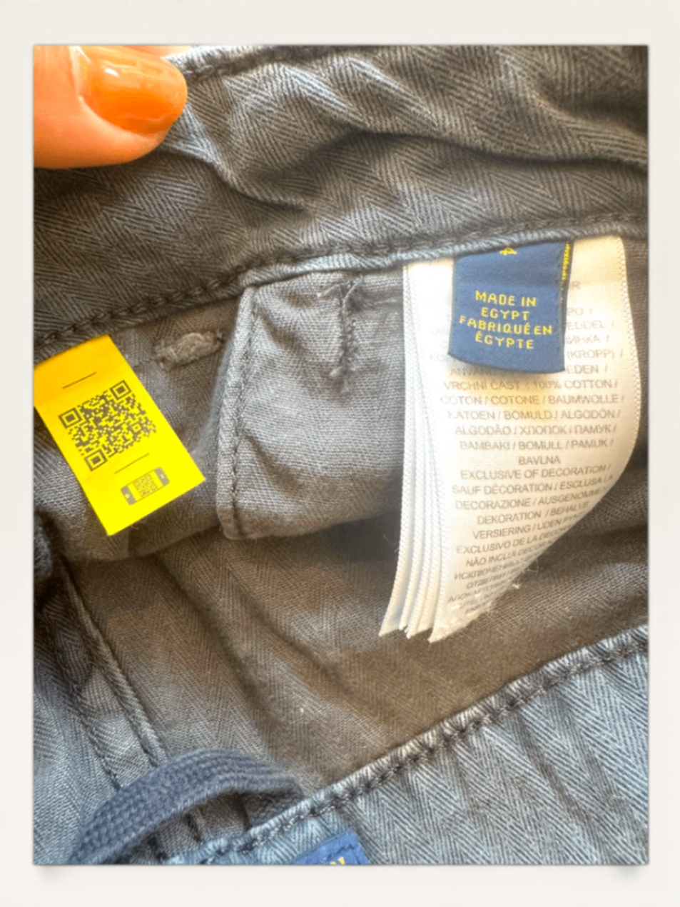 Vintage-Denim Cargo Shorts – Coole Military-Optik Blau Gr.14 | Polo Ralph Lauren