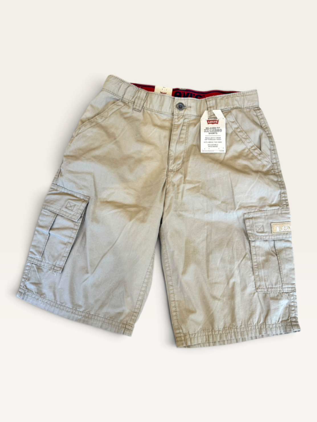 Relaxed Fit XX Cargo Shorts – Neu mit Etikett Beige  Gr.14A / 164 | Levi's