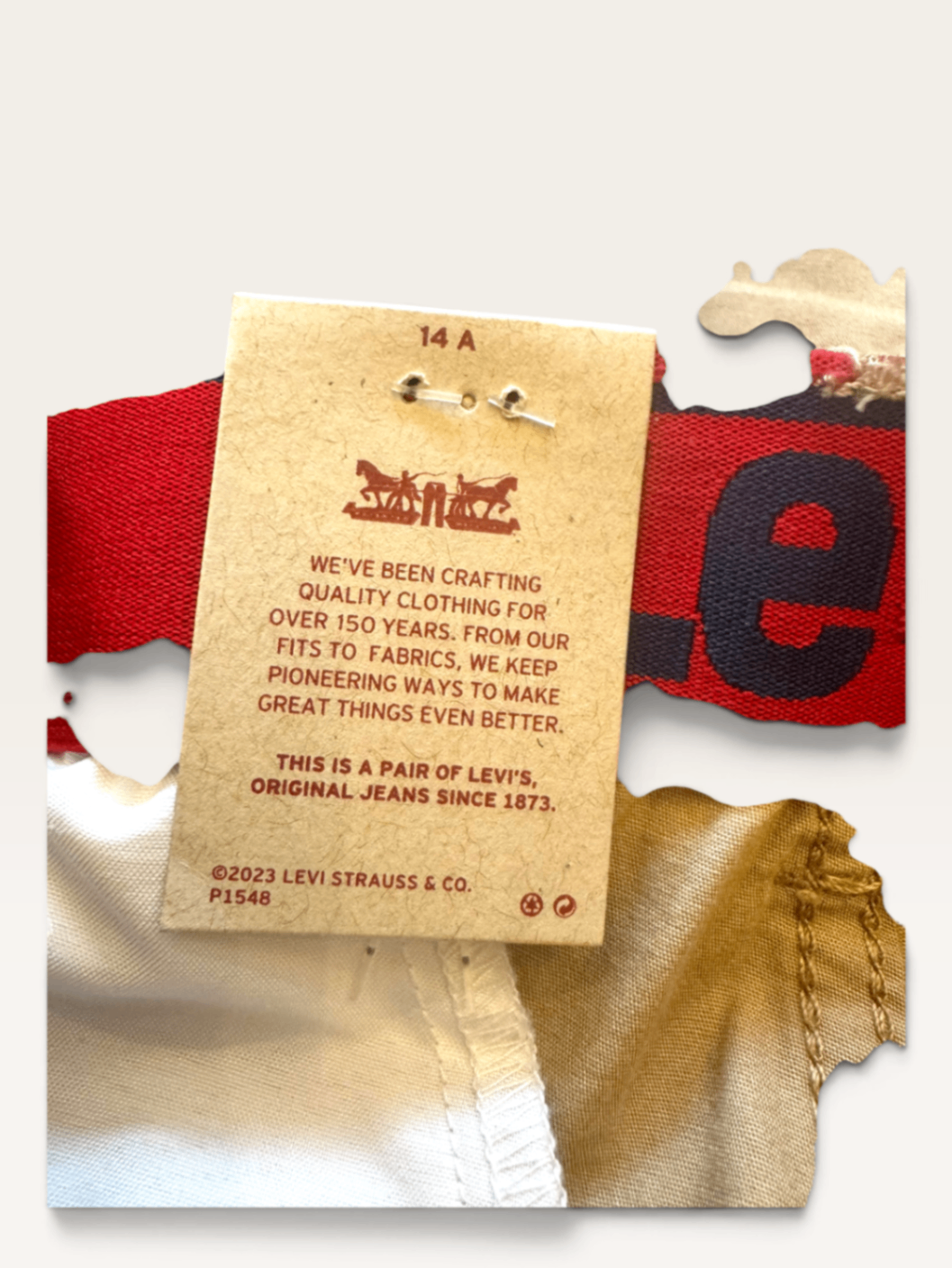 Relaxed Fit XX Cargo Shorts – Neu mit Etikett Beige  Gr.14A / 164 | Levi's