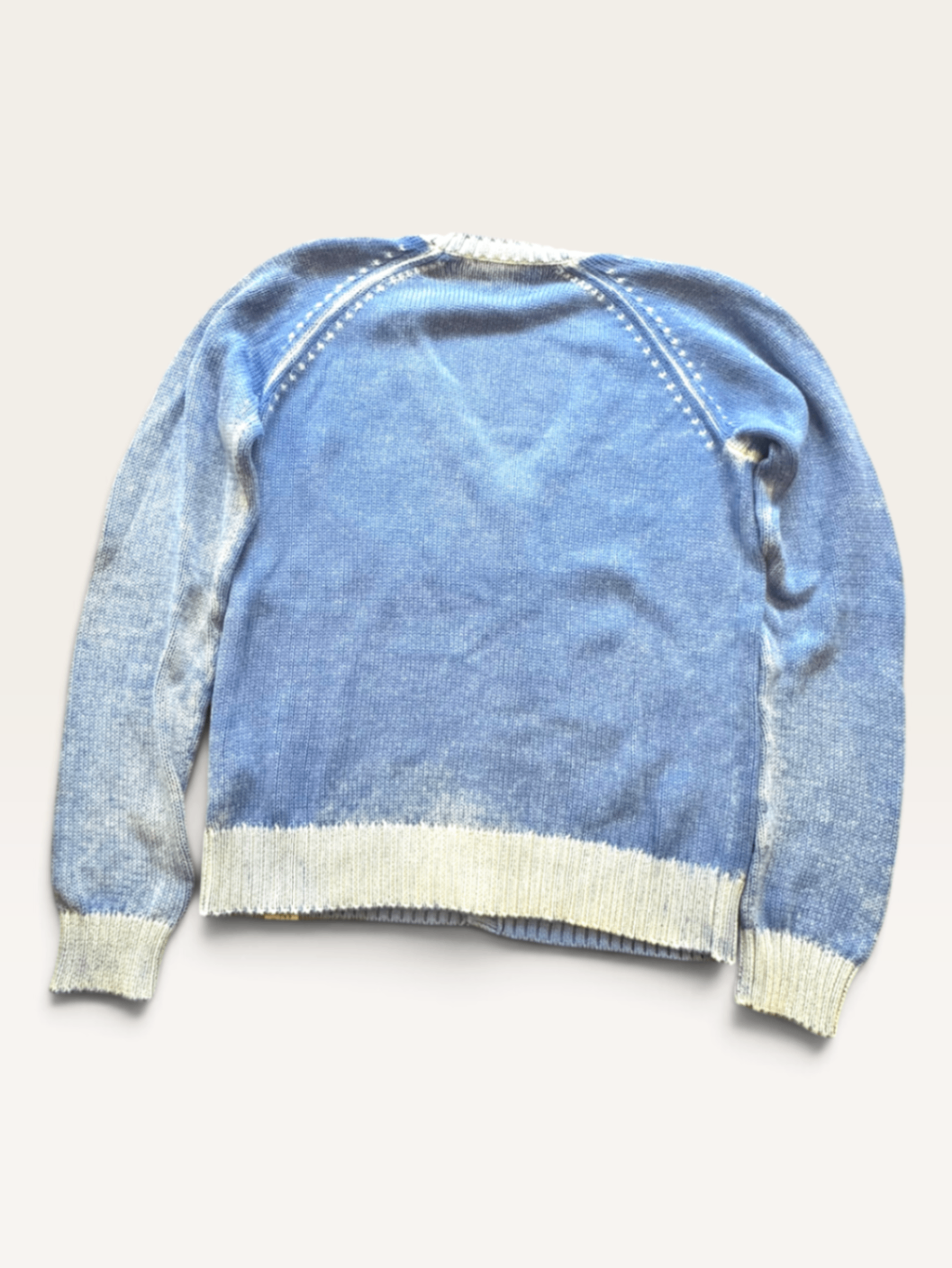 Cardigan – Hellblaues Strick-Highlight im Contrast-Look Hellblau Gr.158 | Bonpoint