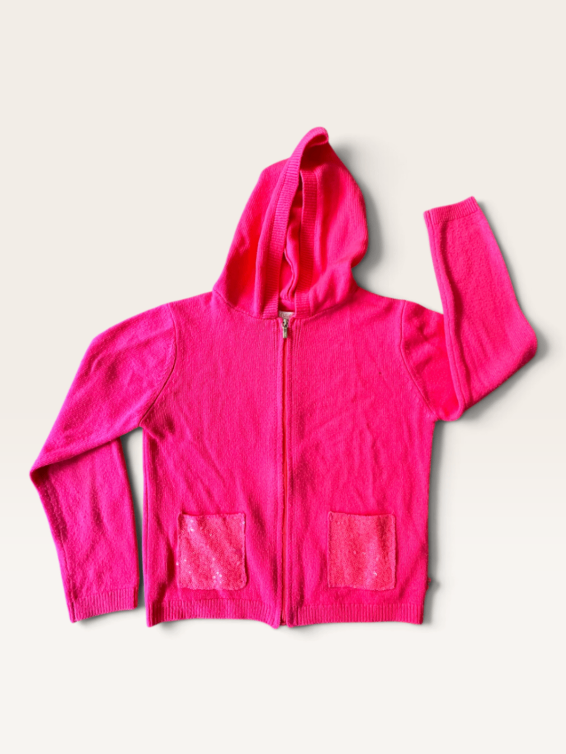 Strickjacke in Neon-Pink Gr.128 | Billieblush