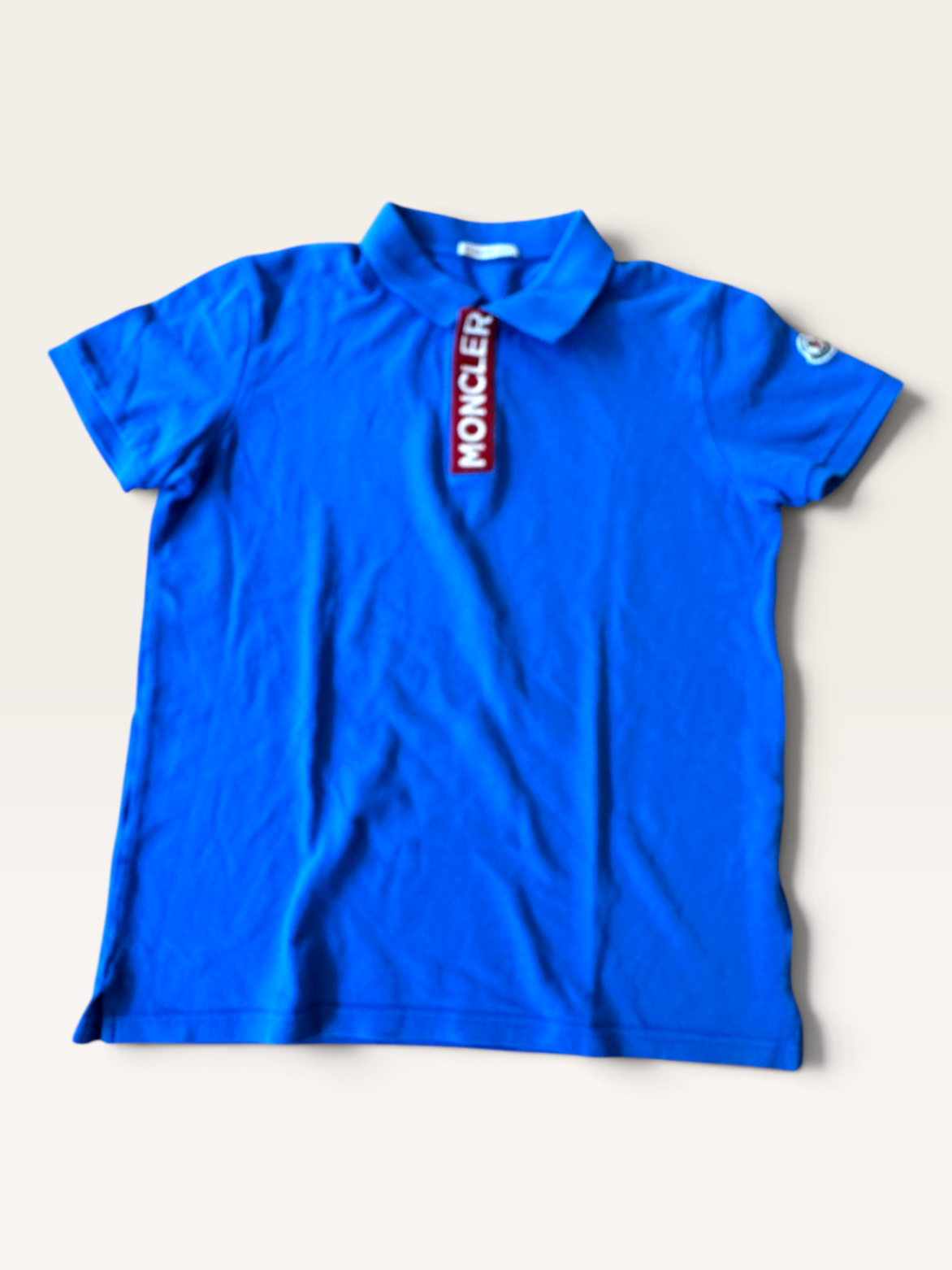 Poloshirt in Königsblau Gr.152 (Label fehlt) | Moncler