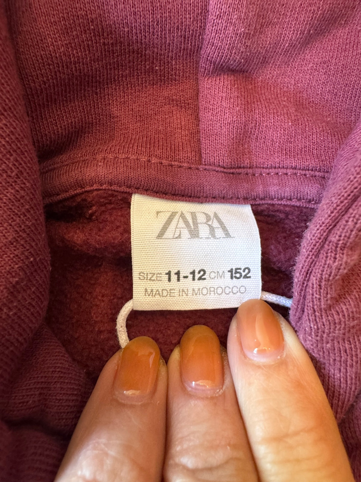 Basic Hoodie in Beere / Brombeere Gr.152 | Zara