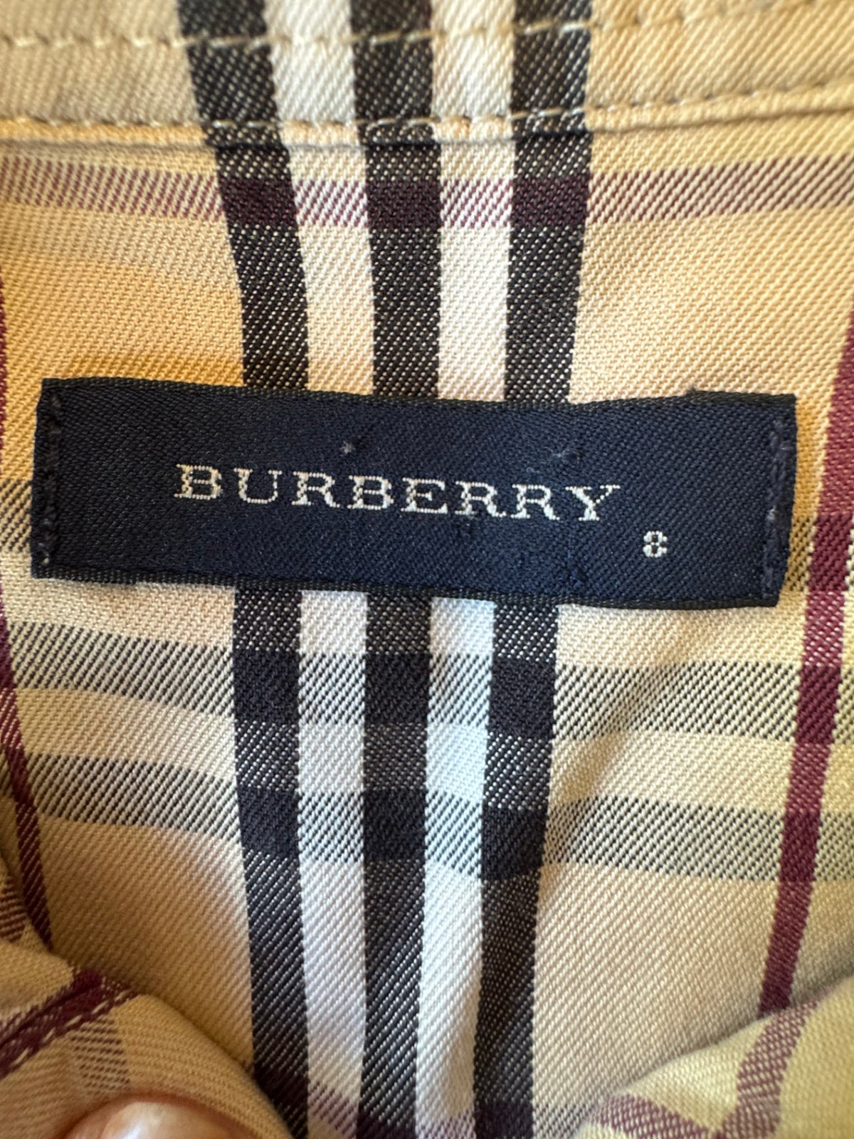 Hemd im ikonischen Check-Muster Gr.8 | Burberry
