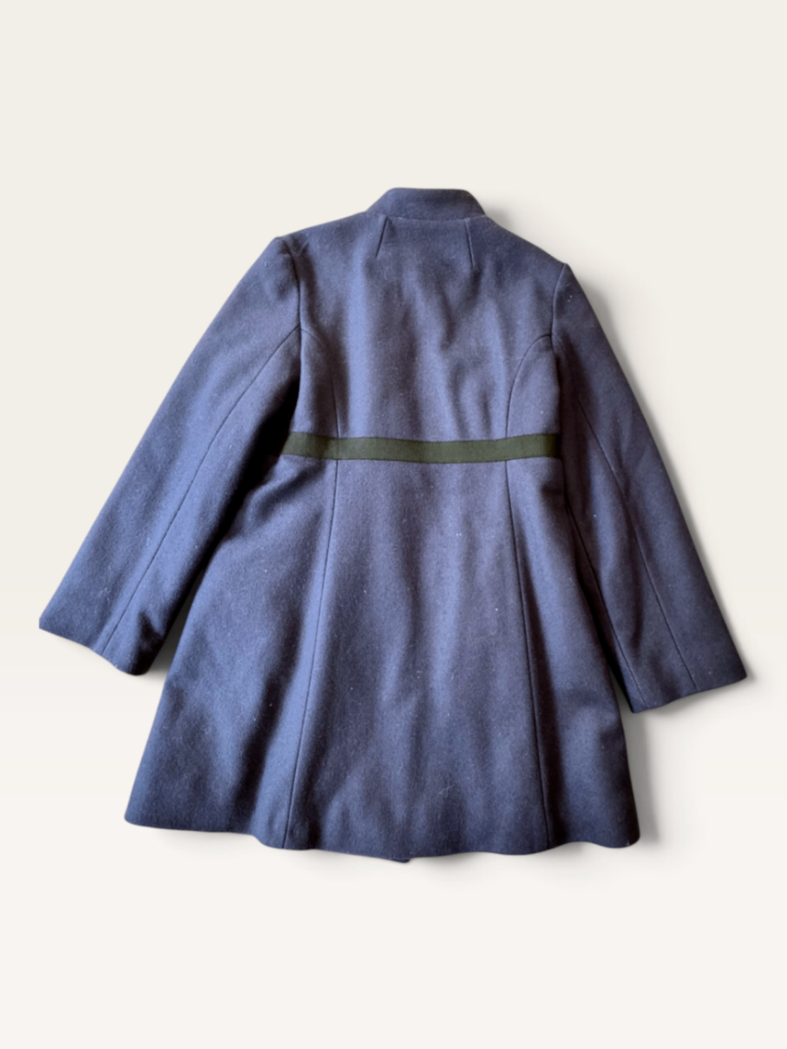 Eleganter Wollmantel in Marinblau Gr.8 | Little Marc Jacobs