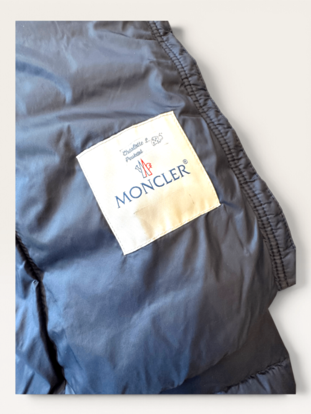 Steppjacke / Daunenjacke in Dunkelblau Gr.10 | Moncler