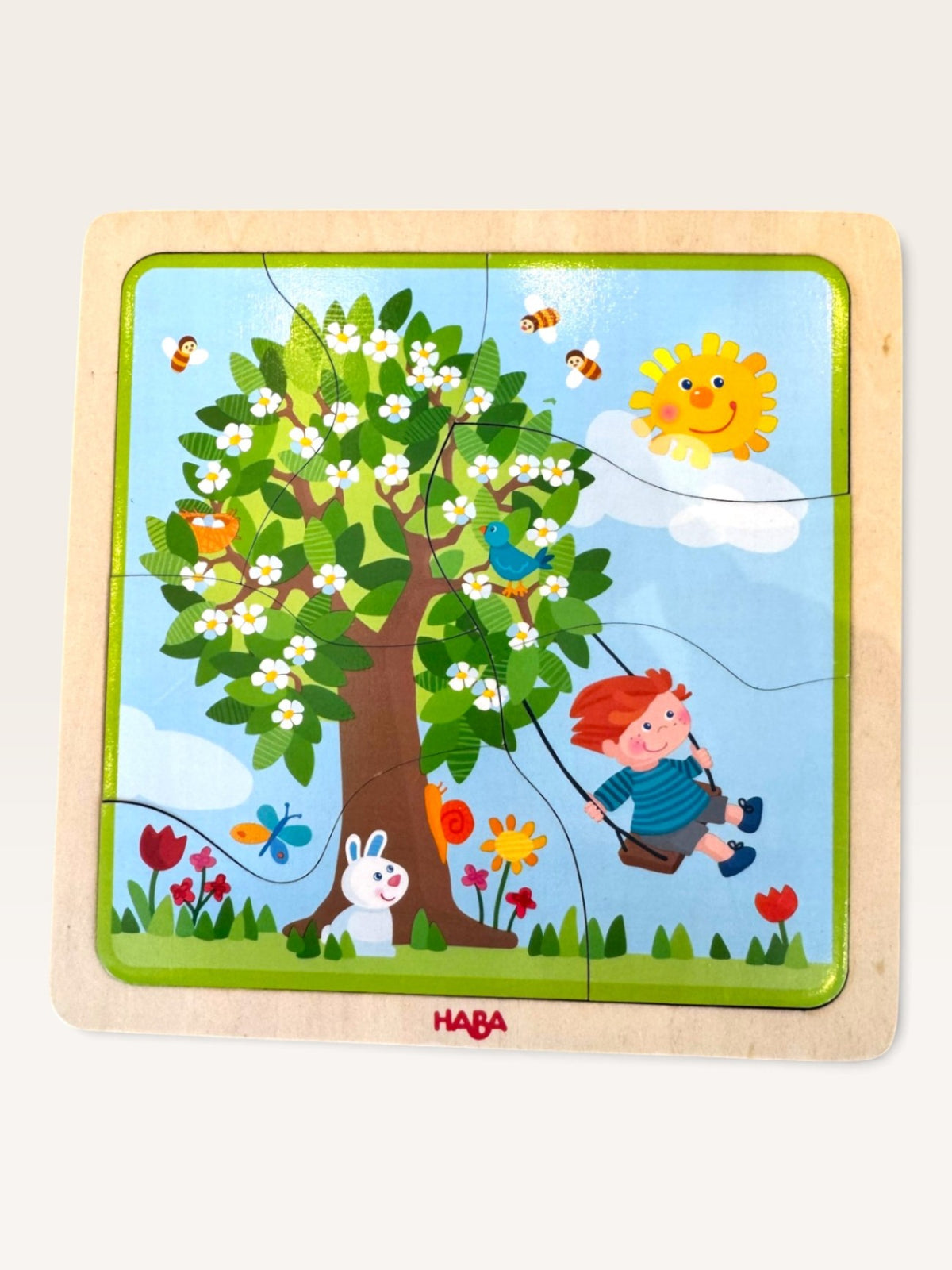 Holzpuzzle Mehrfarbig Gr.Einheitsgröße | HABA