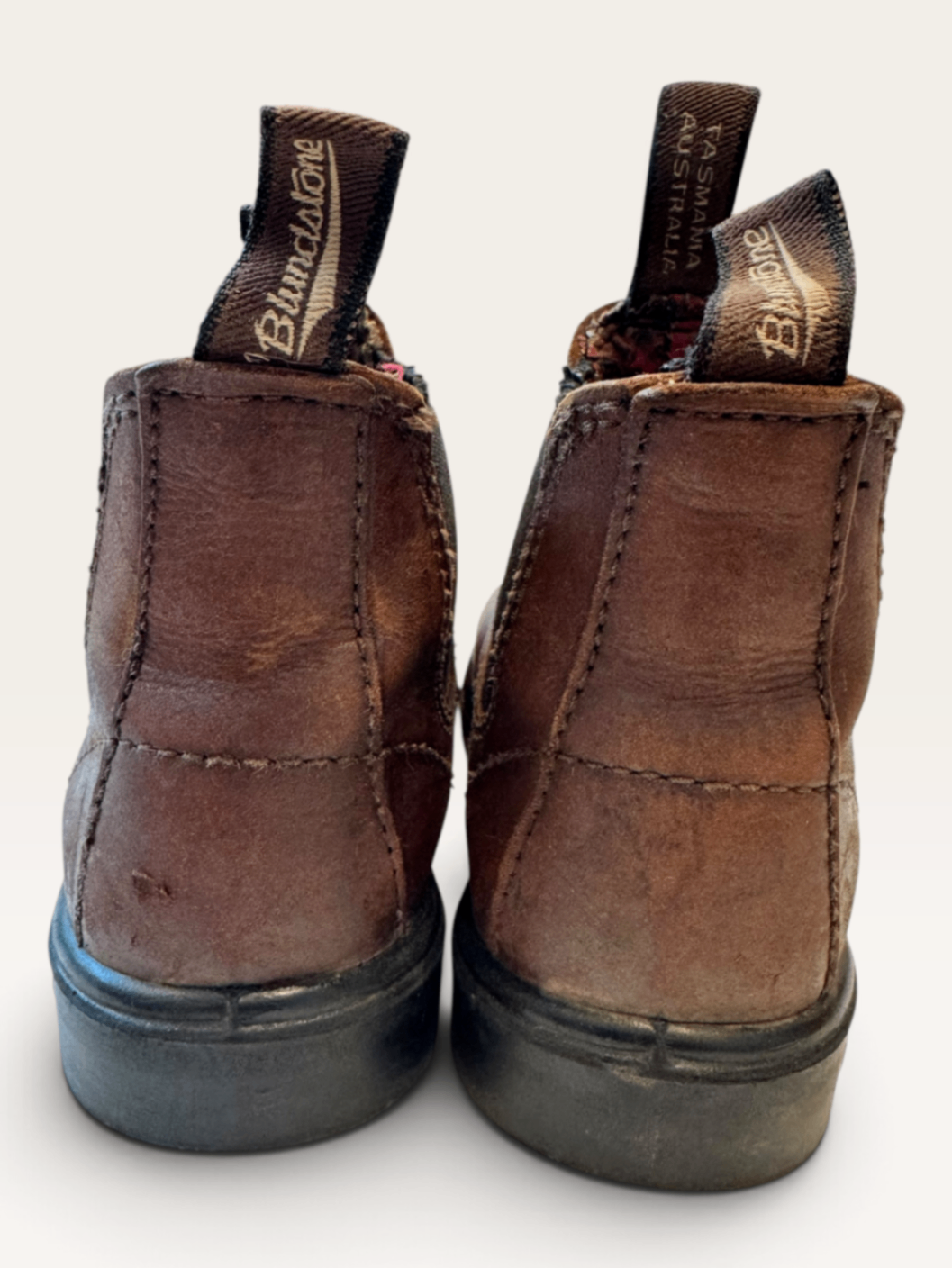 Leder-Chelsea-Boots / Kinder-Stiefel in Braun Gr.10 | Blundstone