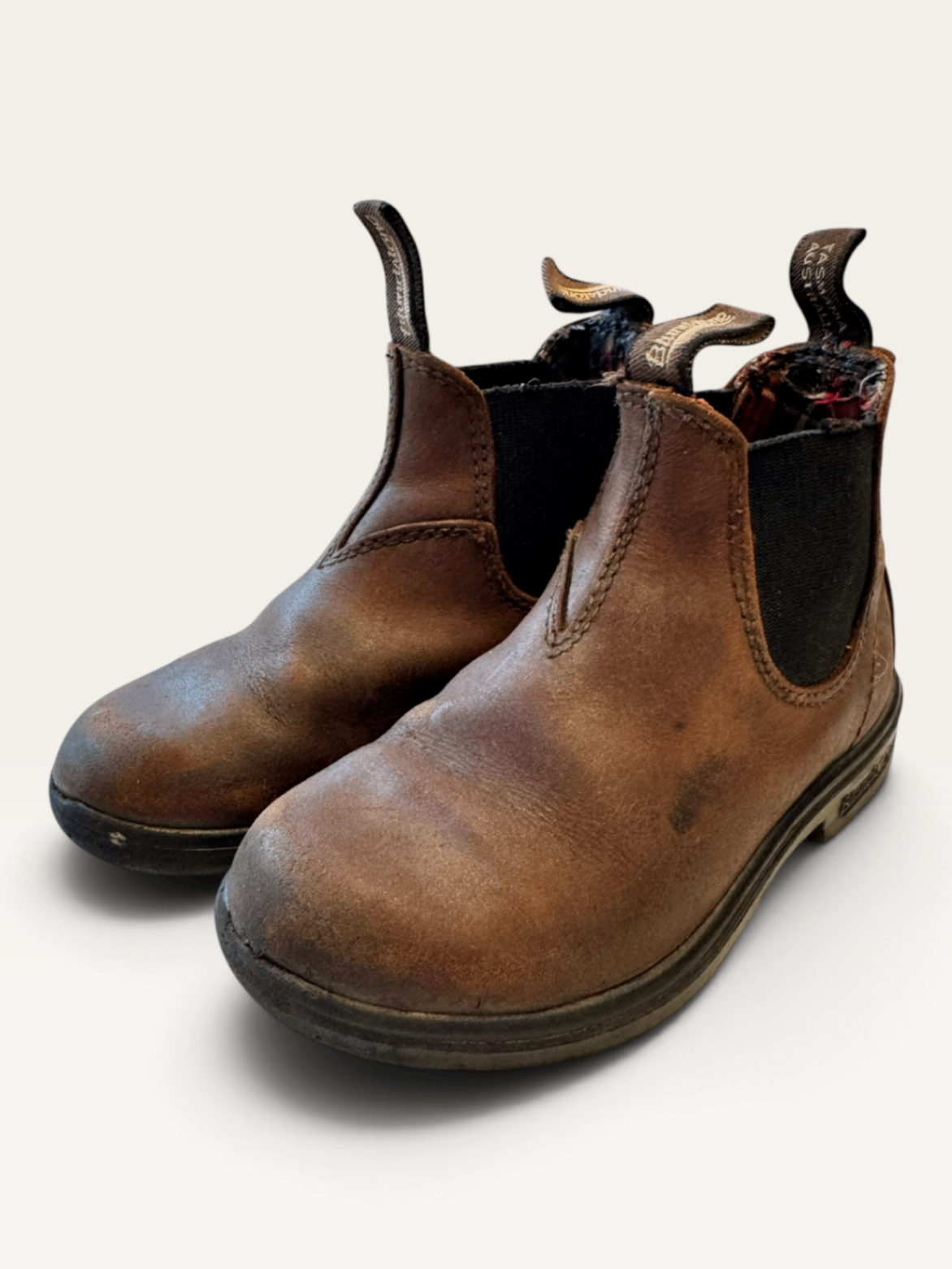 Leder-Chelsea-Boots / Kinder-Stiefel in Braun Gr.10 | Blundstone