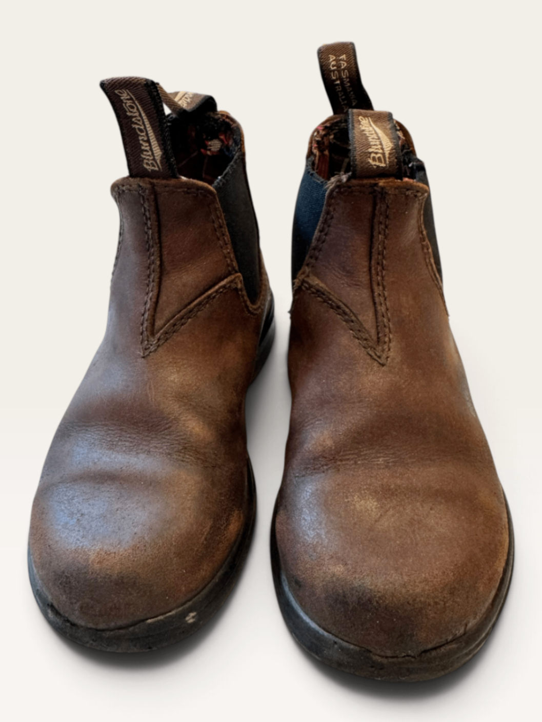 Leder-Chelsea-Boots / Kinder-Stiefel in Braun Gr.10 | Blundstone