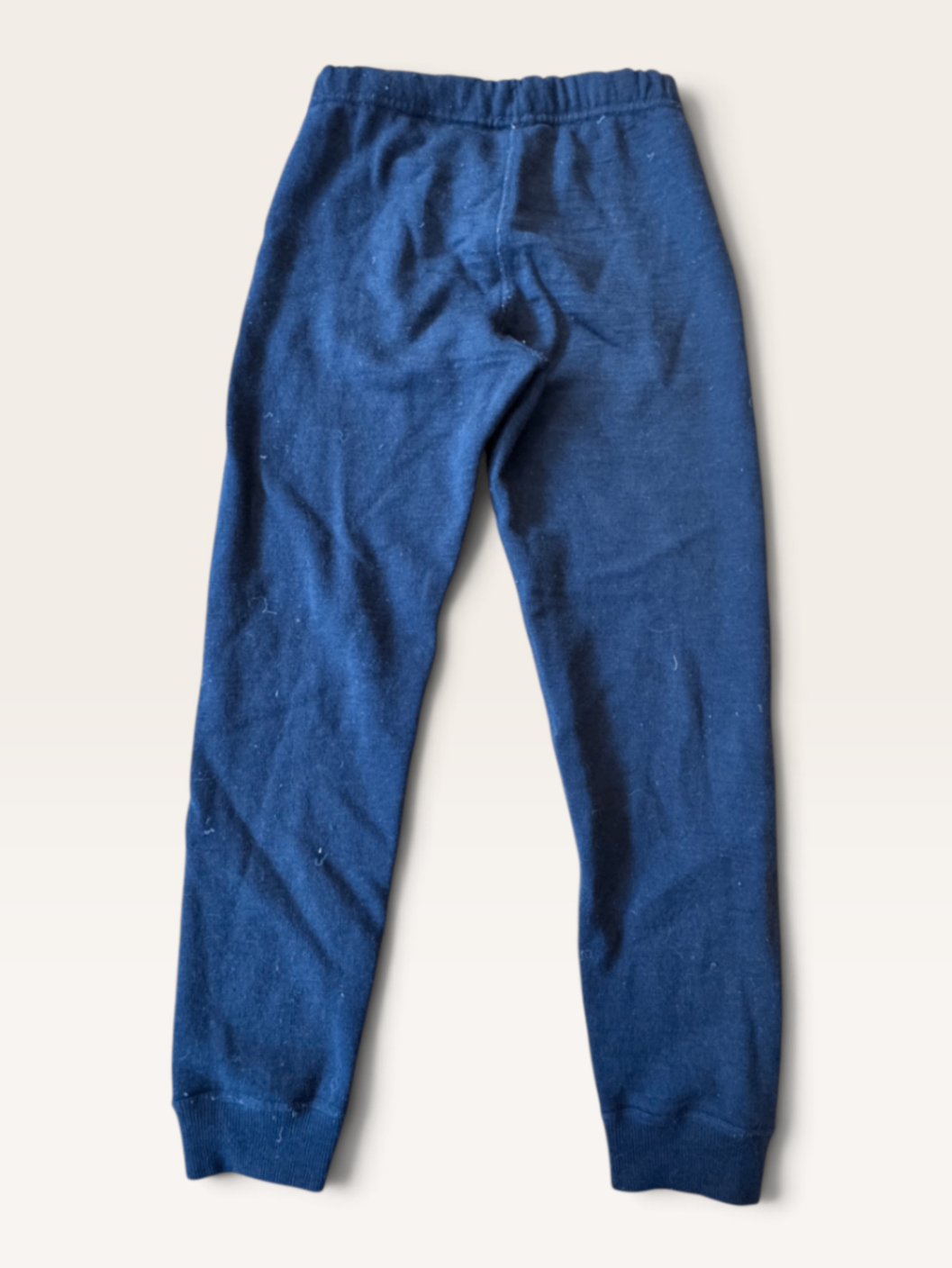 Kinder Woll-Leggings / Funktionshose in Dunkelblau Gr.110 | Polarn O. Pyret