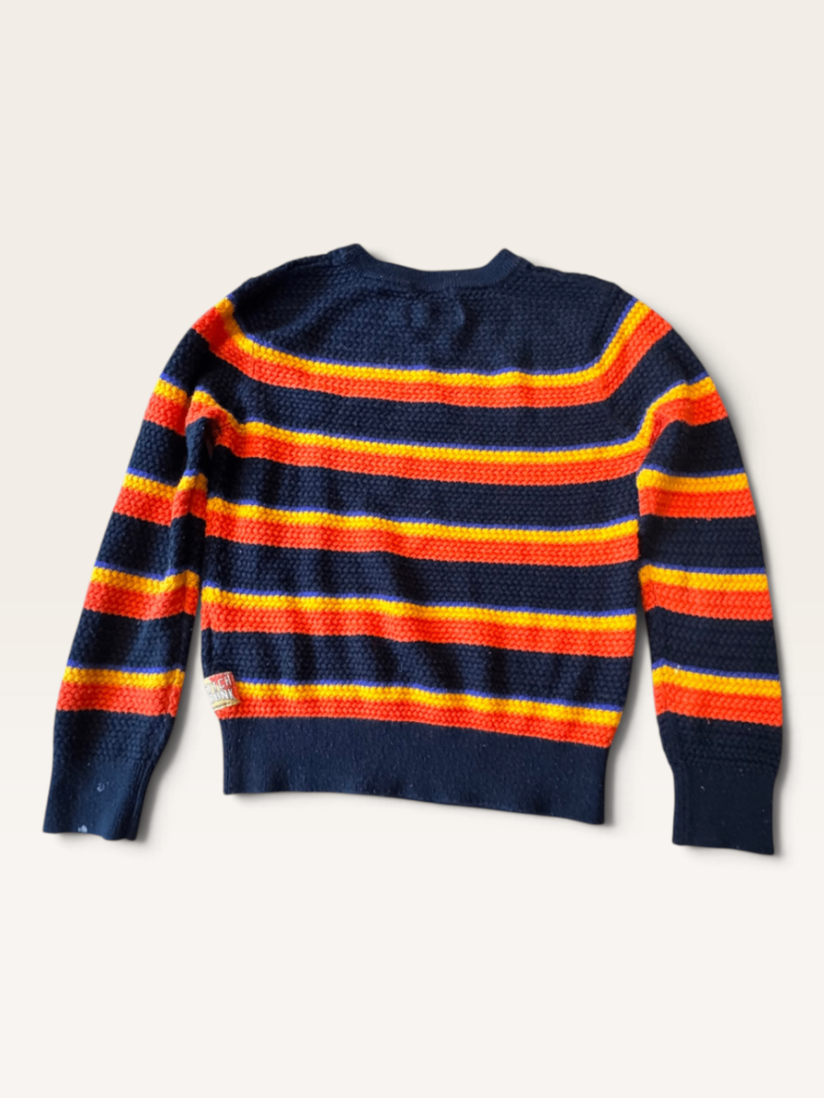 Kinder-Strickpullover im bunten Streifenmuster Gr.128 | Scotch & Soda