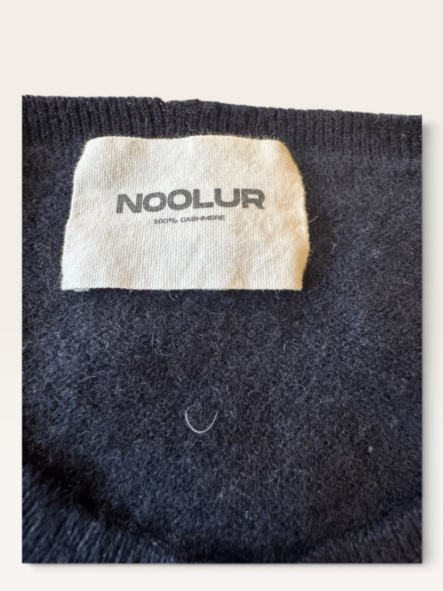 Cashmere Kinder-Strickpullover in Dunkelblau Gr.10 / 146 | NOOLUR