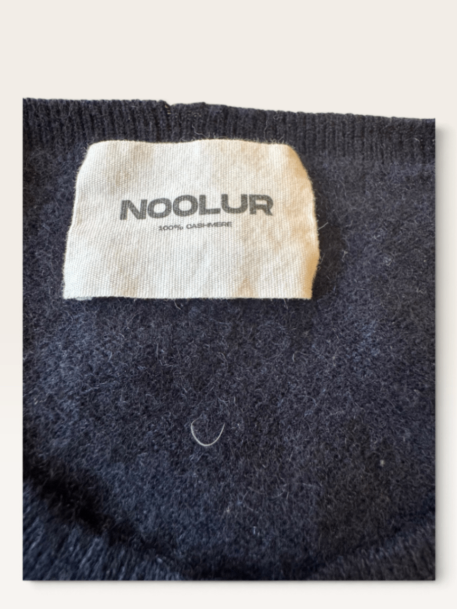 Cashmere Kinder-Strickpullover in Dunkelblau Gr.146 | NOOLUR