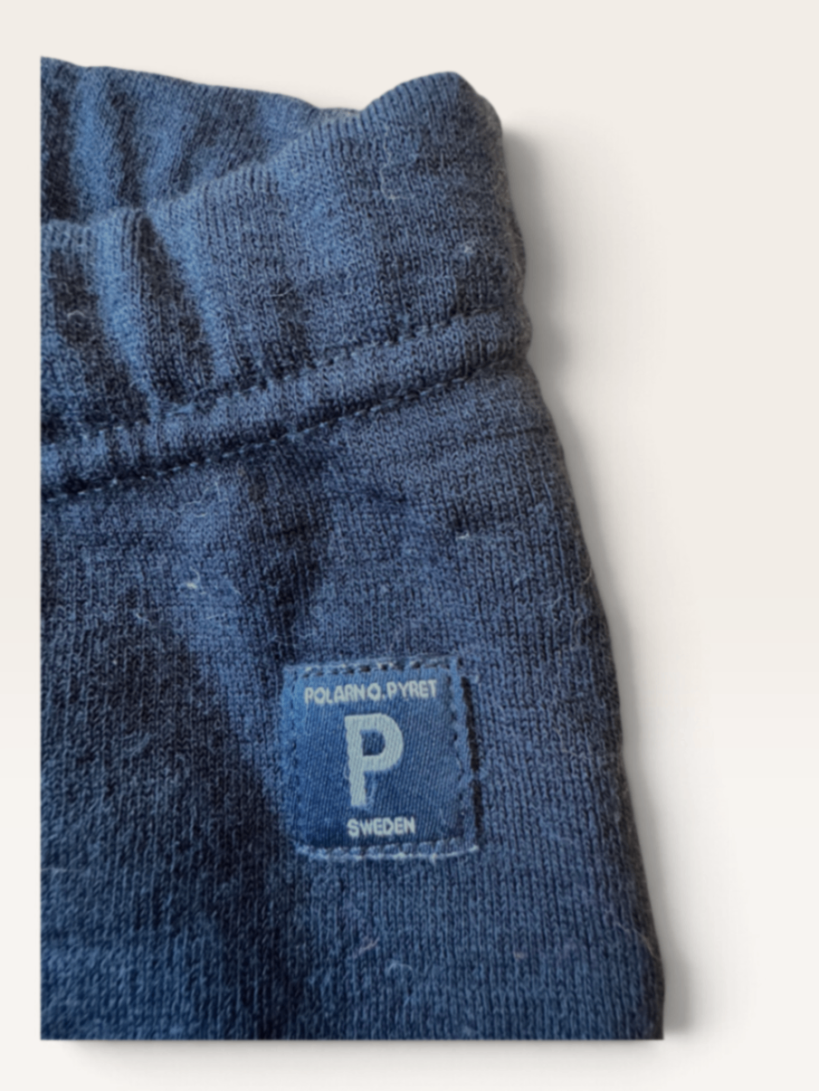 Kinder Woll-Leggings / Funktionshose in Dunkelblau Gr.110 | Polarn O. Pyret