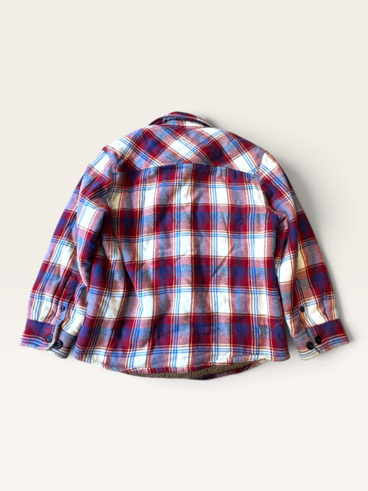Gefütterte Kinder-Flanelljacke / Hemdjacke Gr.10 | AO76