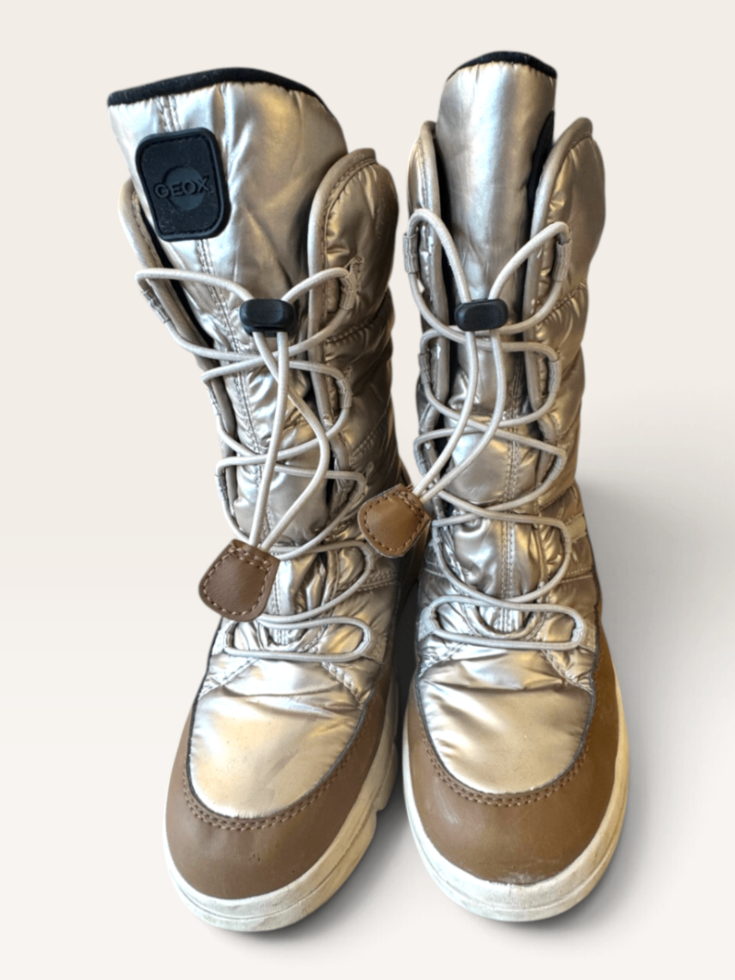 Amphibiox Winterstiefel (Gold / Braun) Gr.34 | Geox