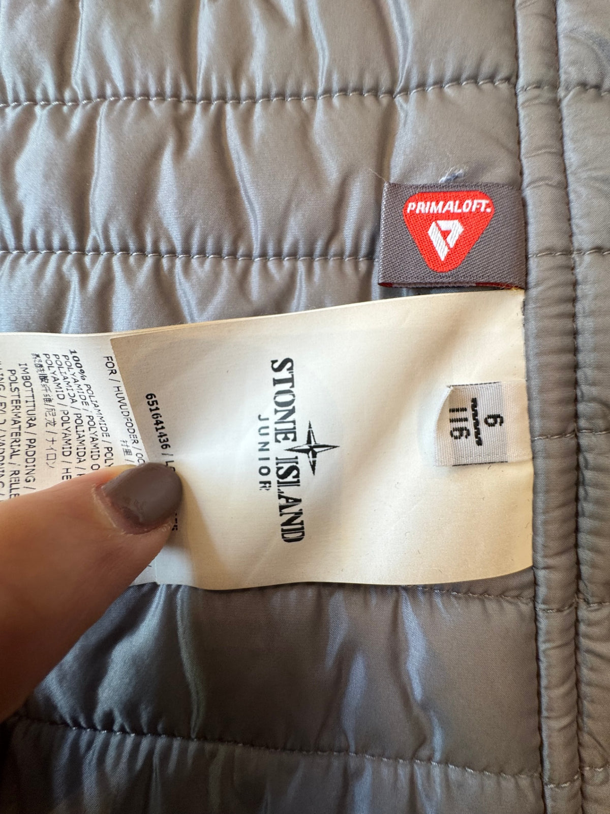 Junior Kinder-Wollmantel / Caban-Jacke Gr.116 | Stone Island