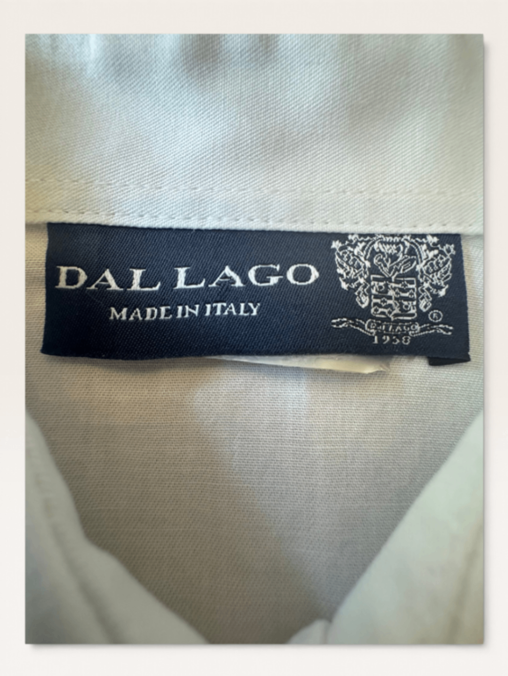 Designer-Langarmhemd (Creme / Off-White) Gr.10 | Dallago