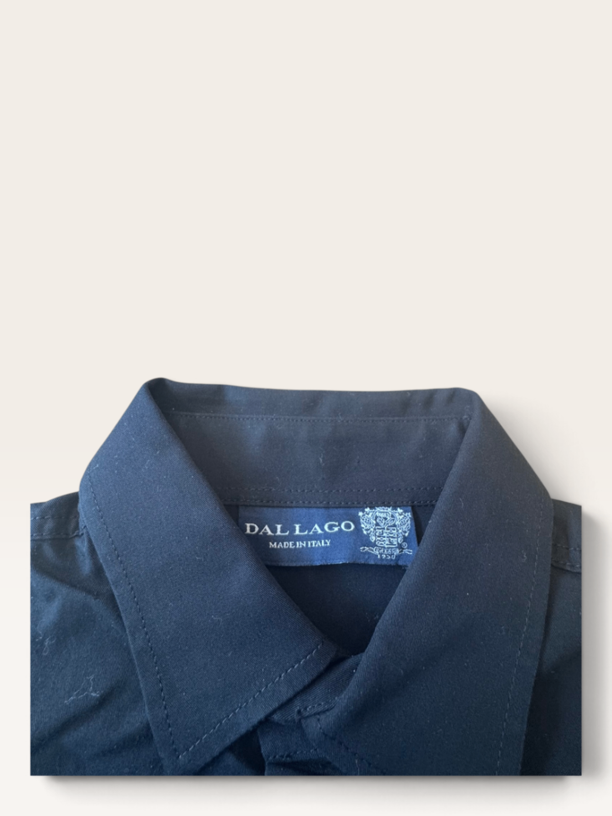 Designer-Langarmhemd Schwarz Gr.10 | Dal Lago
