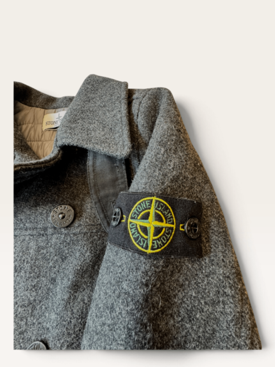 Junior Kinder-Wollmantel / Caban-Jacke Gr.116 | Stone Island