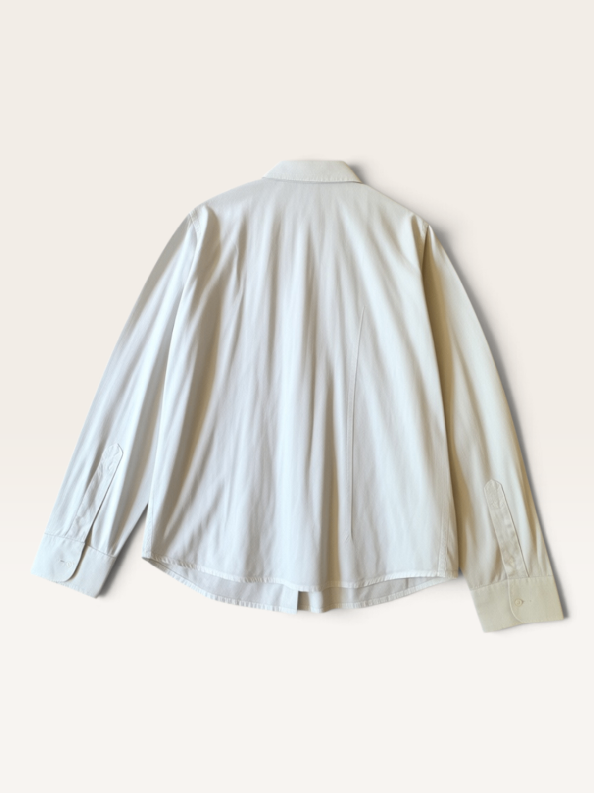 Designer-Langarmhemd (Creme / Off-White) Gr.10 | Dallago