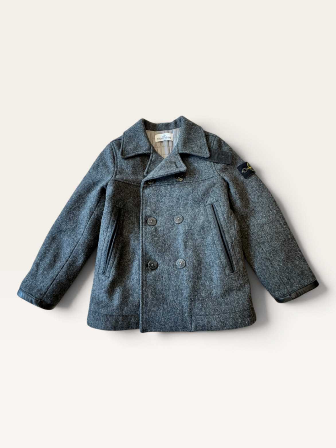 Junior Kinder-Wollmantel / Caban-Jacke Gr.116 | Stone Island