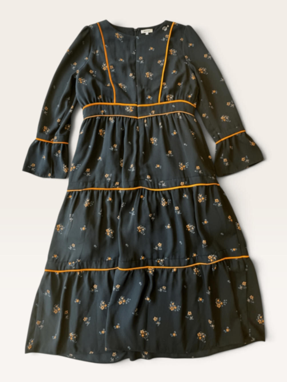 Kleid mit Blumenmuster & Paspeln Gr.8 / 128 | Pepe Jeans London
