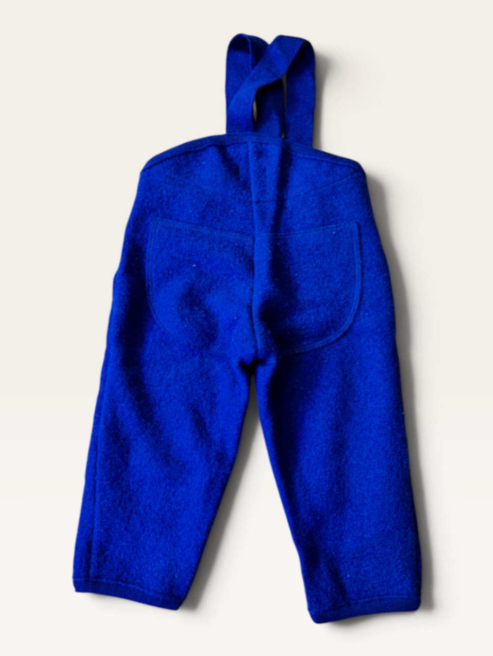 Latzhose mit Knöpfen (Royalblau) Gr.86/92 | disana
