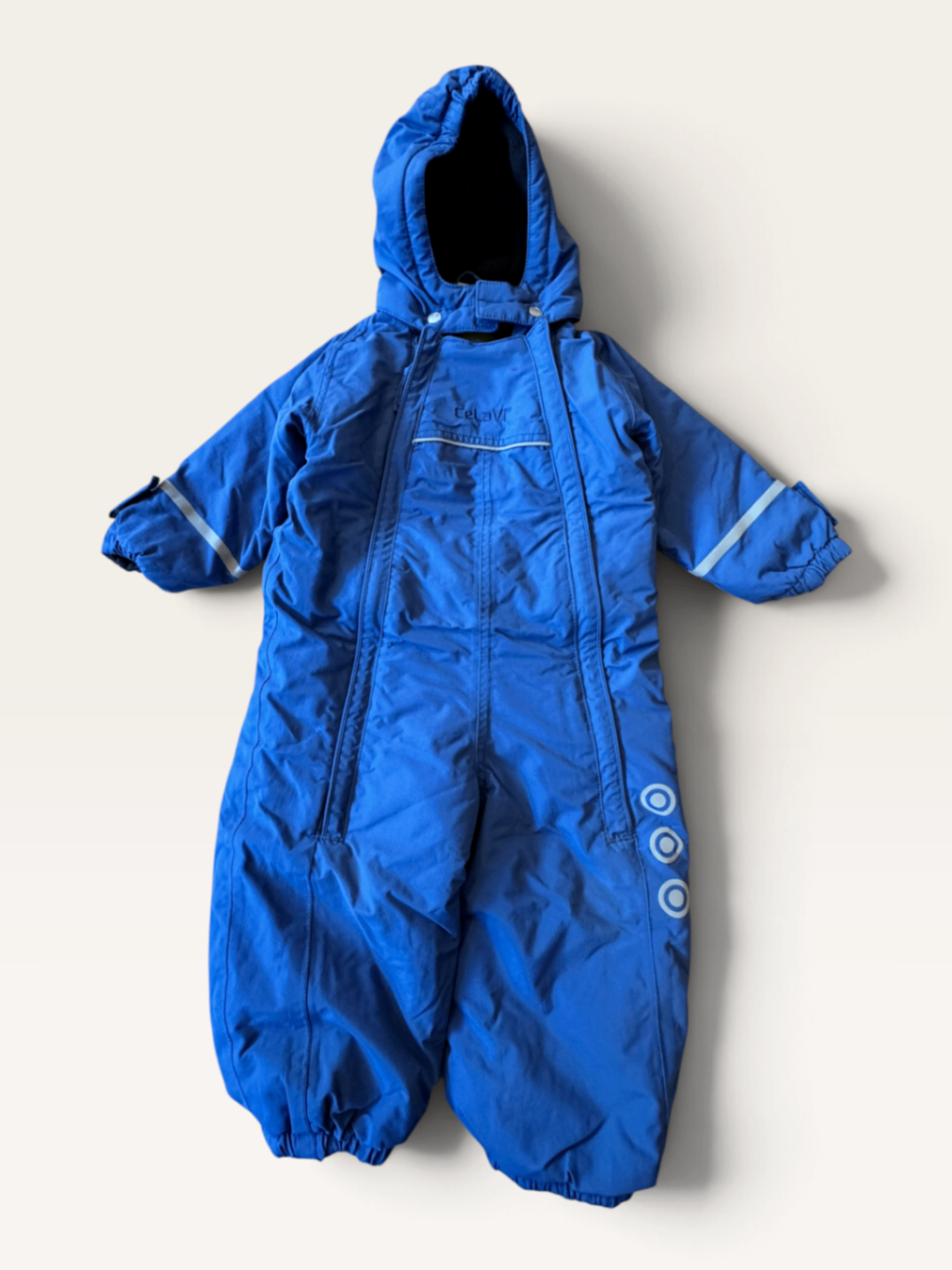 Schneeanzug / Overall mit Doppelreißverschluss (Blau) Gr.86 | CeLaVi