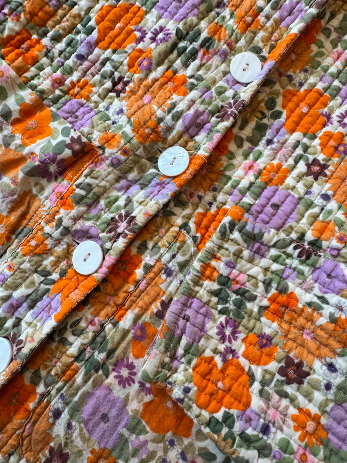 Steppjacke mit Blumenmuster Gr.8A | Arsène et les Pipelettes