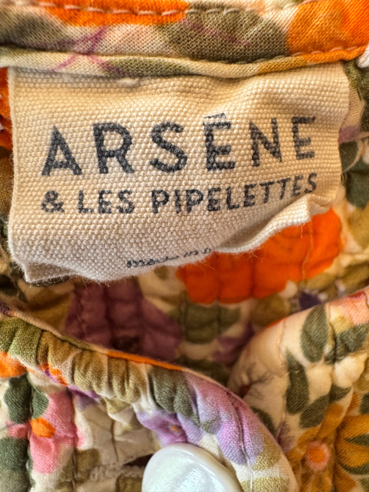Steppjacke mit Blumenmuster Gr.8A | Arsène et les Pipelettes