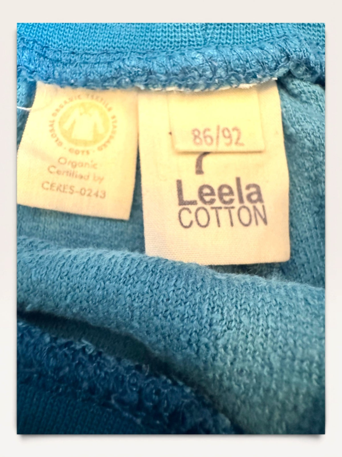 Hosen Blau Gr.86/92 | Leela Cotton