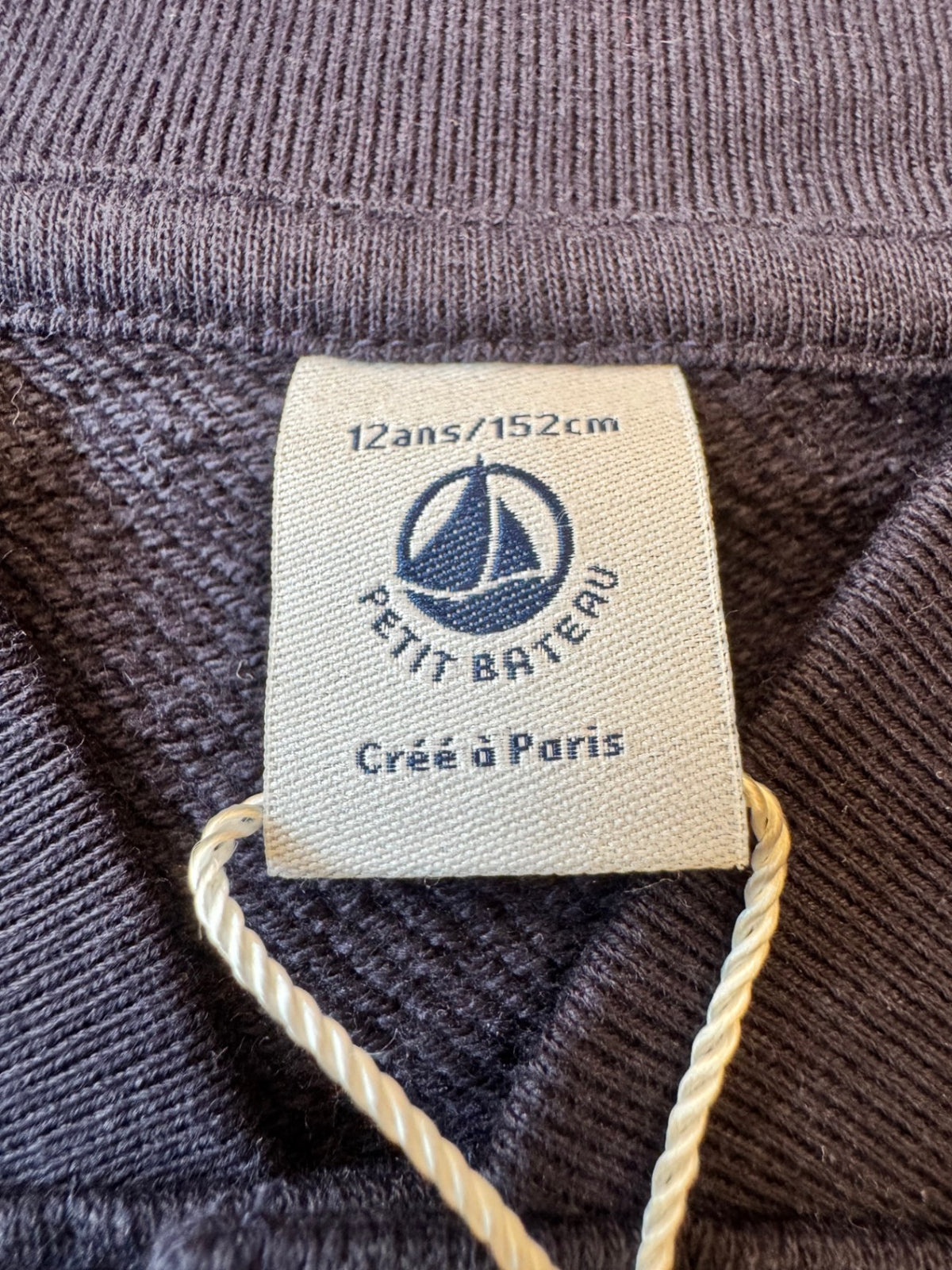 Kinder Collegejacke / Sweatjacke Dunkelblau-Rot Dunkelblau, Rot Gr.152 | PB