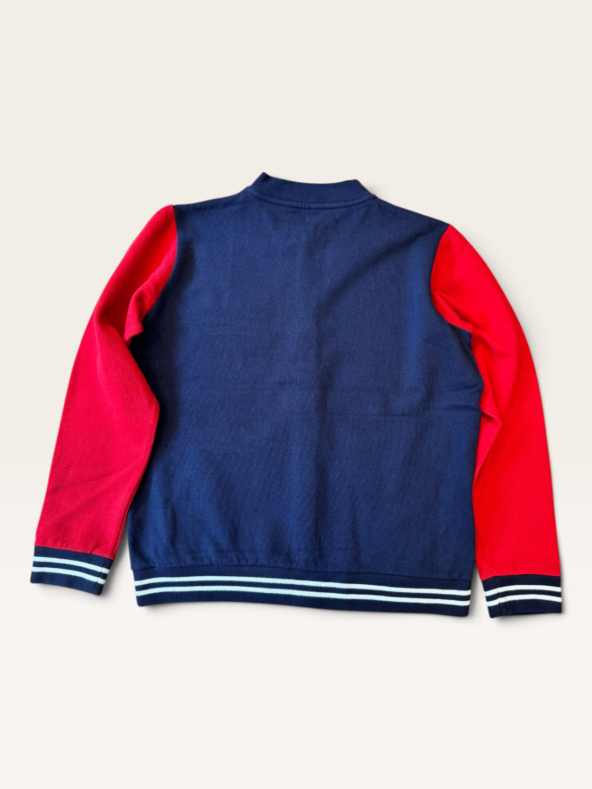 Kinder Collegejacke / Sweatjacke Dunkelblau-Rot Dunkelblau, Rot Gr.152 | PB