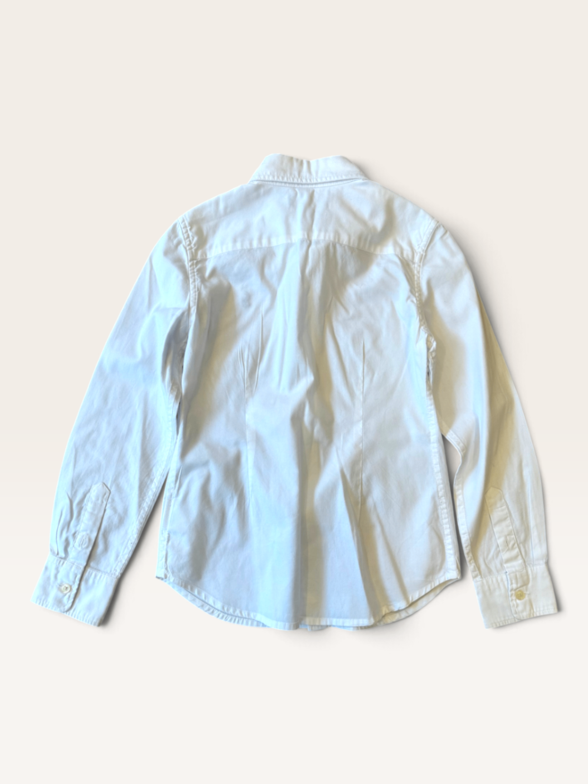 Kinder Oxford-Hemd Button-Down Weiß Gr.122/7 | Polo Ralph Lauren