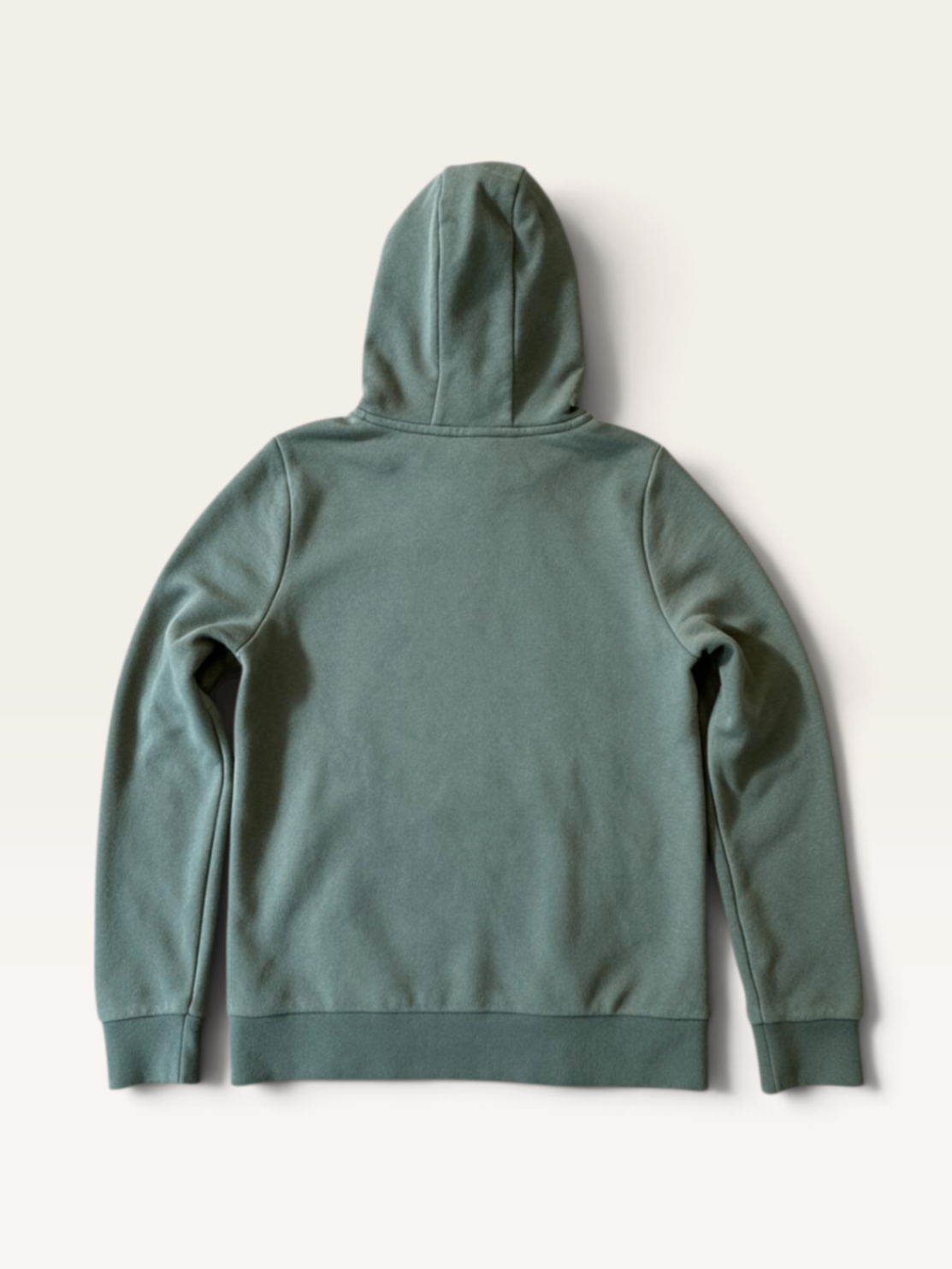 Kapuzenpullover Hoodie Khaki Grün mit Logo-Print Gr.152 / 12 | BOSS