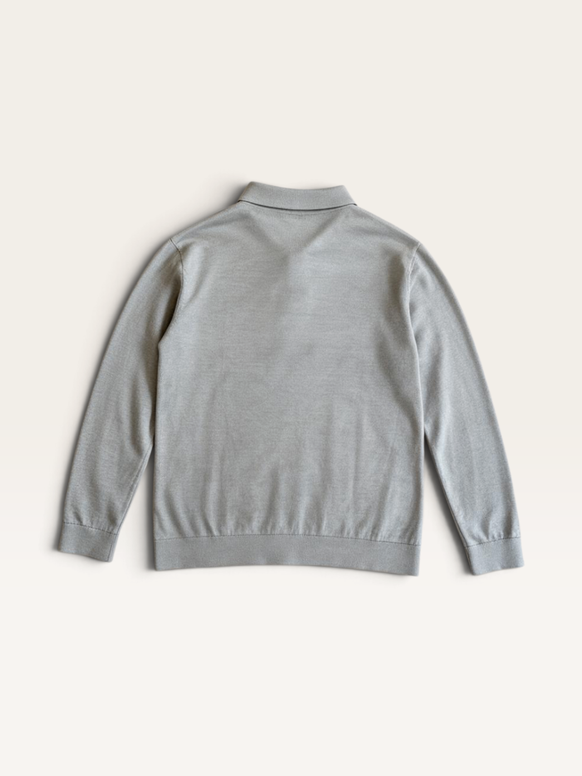 Feinstrick-Polopullover (Hellgrau) Gr.134/140 | Arket