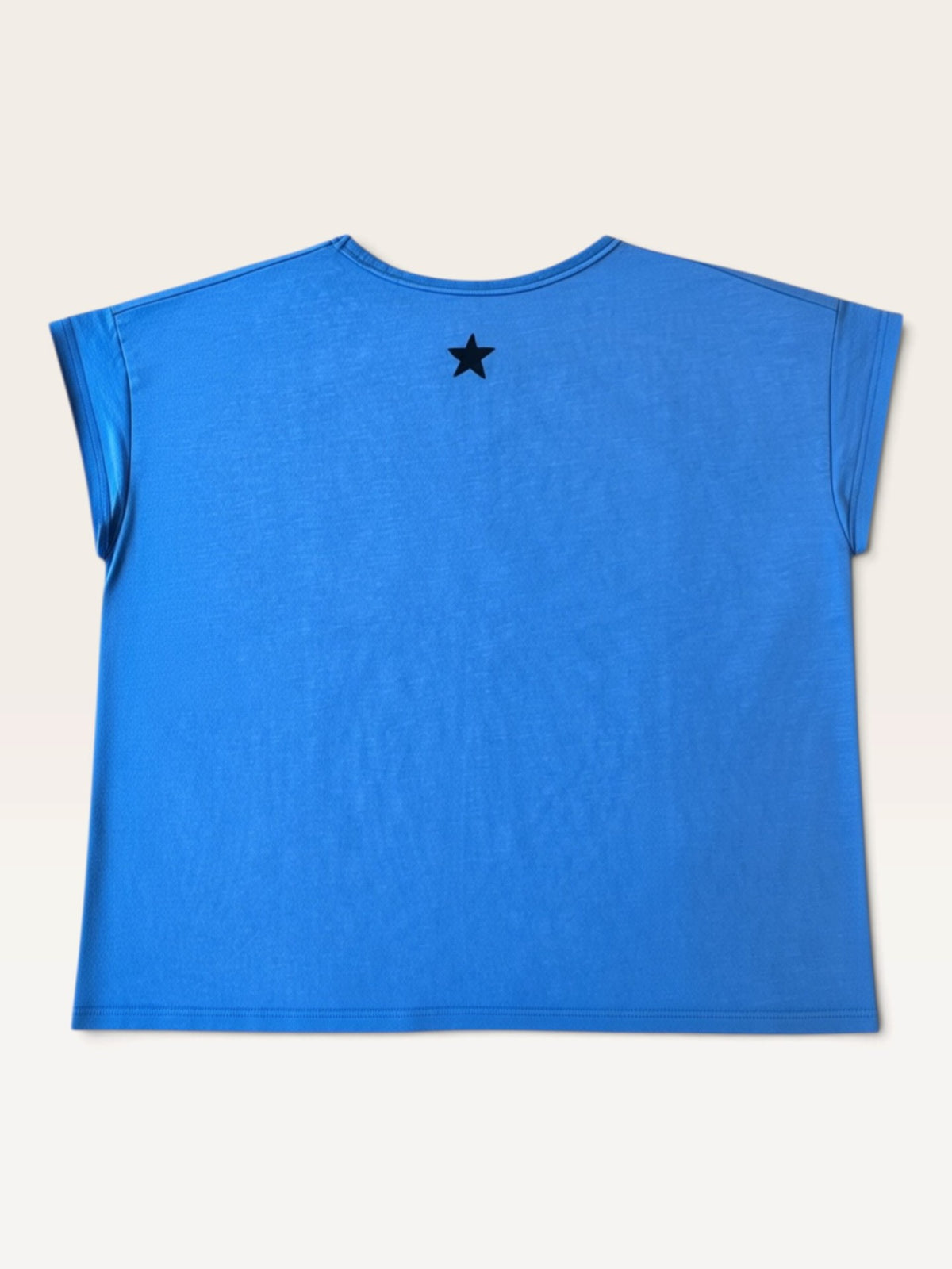 Kinder T-Shirt Blau mit Retro-Print – Gr. 8Y (128) | piupiuchick
