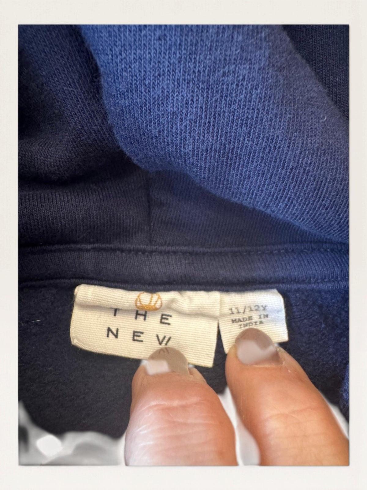 Hoodie Navyblau Gr.11/12Y | THE NEW