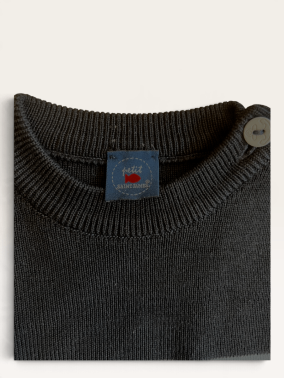 Pullover Dunkelblau mit Hellblau Gr.110/116 (Label wurde entfernt) | Petit Saint James