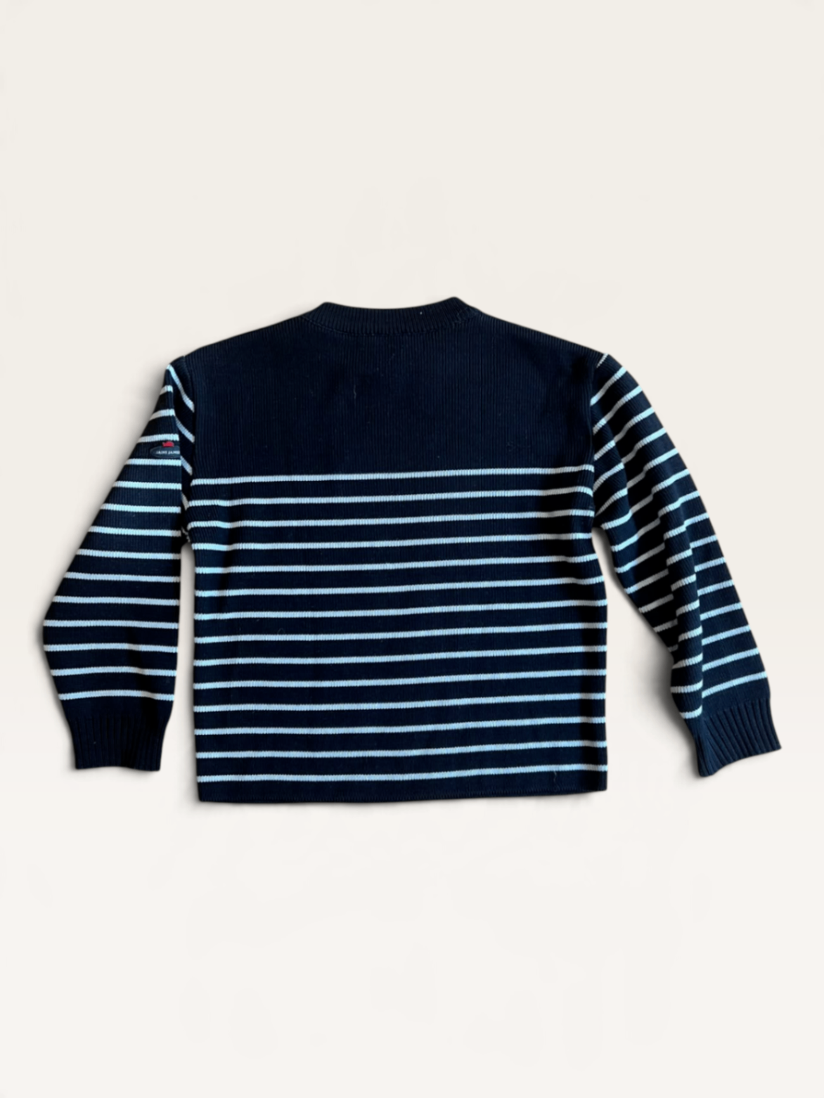 Pullover Dunkelblau mit Hellblau Gr.110/116 (Label wurde entfernt) | Petit Saint James