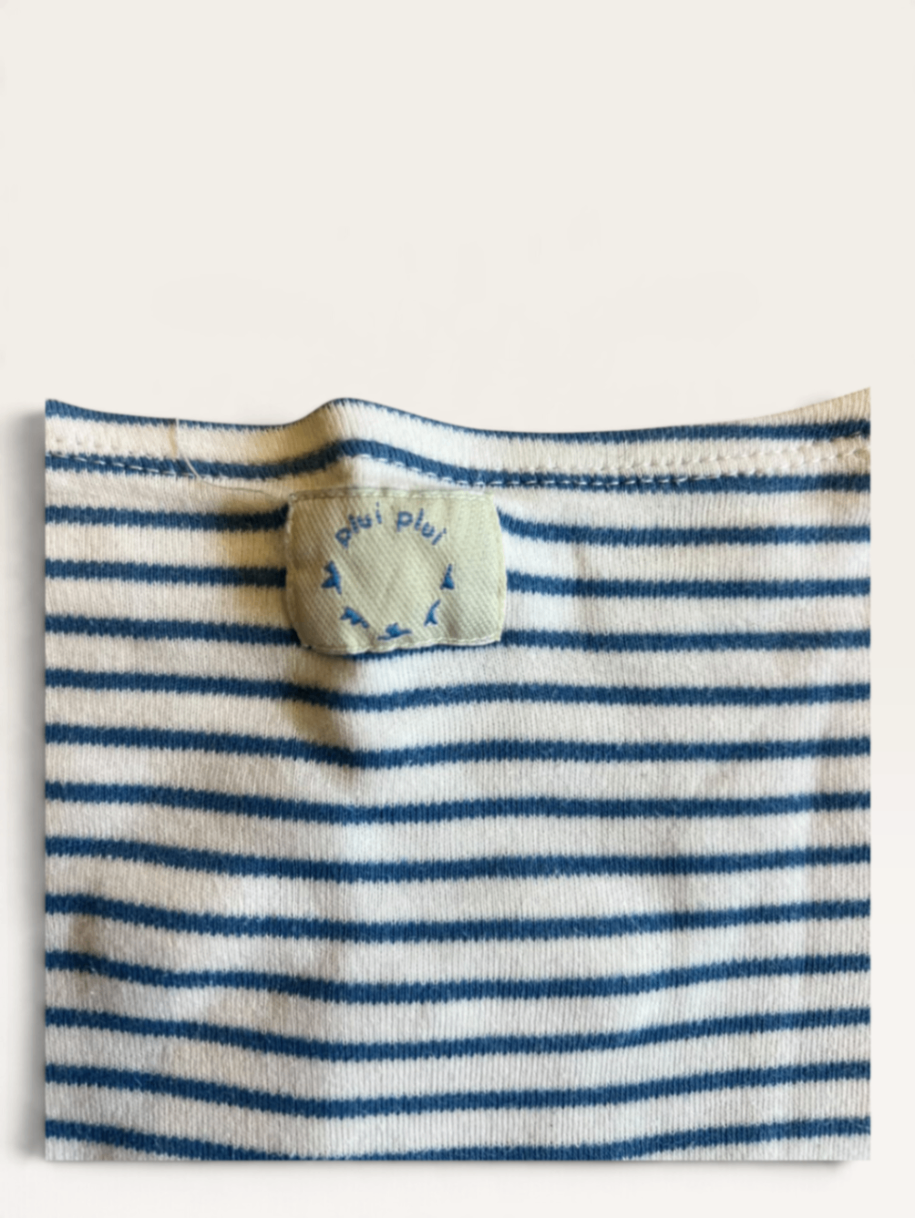 Langarmshirt gestreift mit Krabben-Stickerei Gr.104 | Petit Bateau