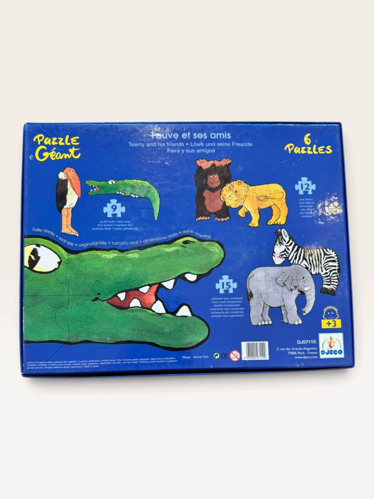 Puzzle Blau Gr. | Djeco