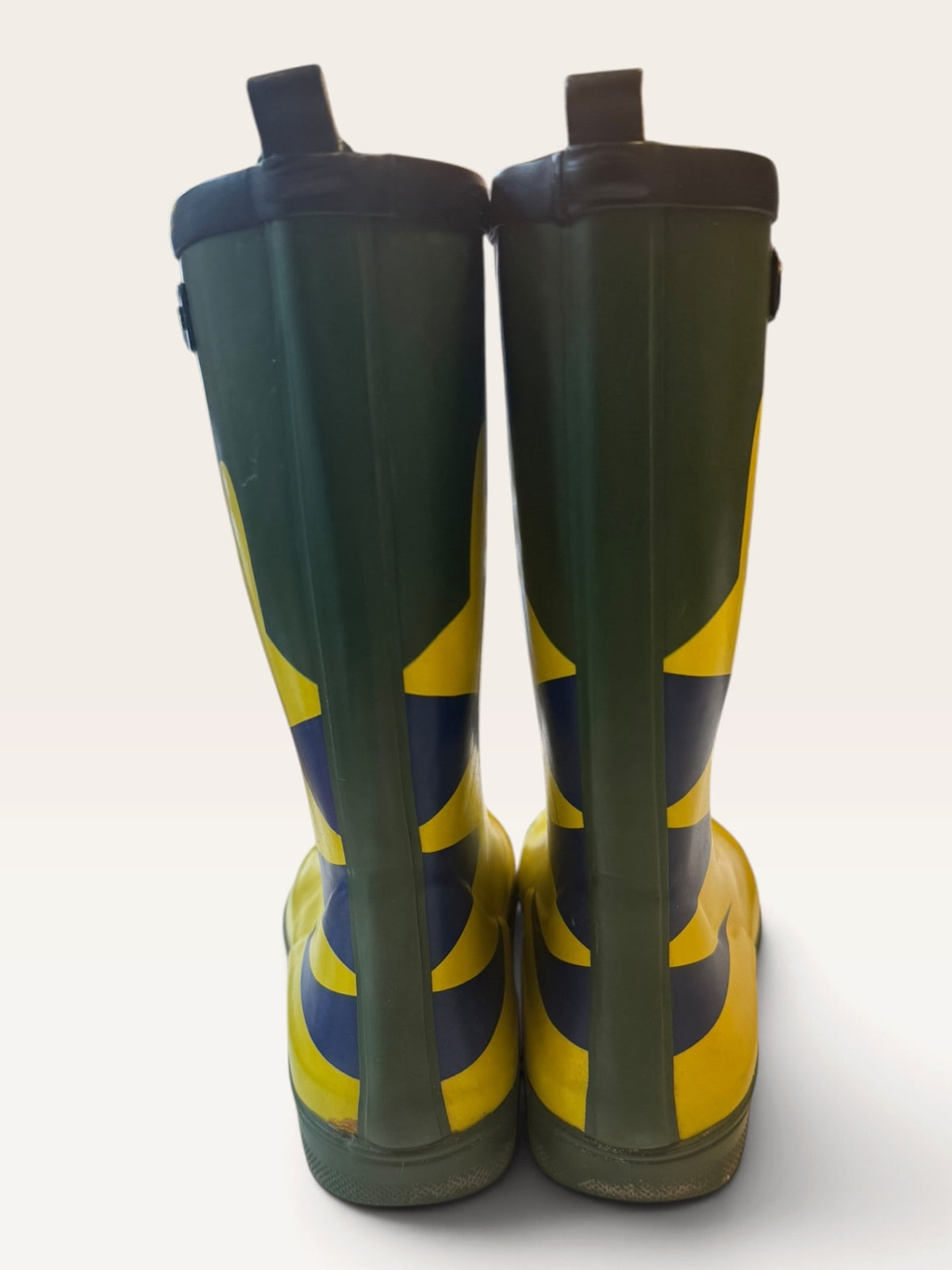 Kinder-Gummistiefel mit Tieren / Vogel-Motiv Grün Gr.30 | Aigle