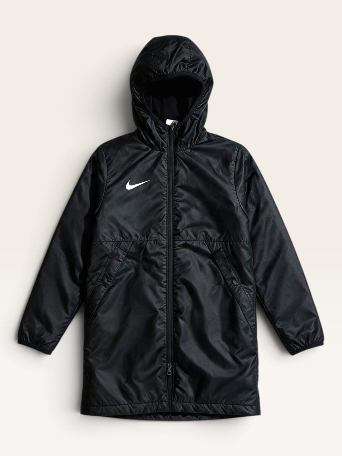 gefütterter Wintermantel / Parka Schwarz Gr.10 | Nike