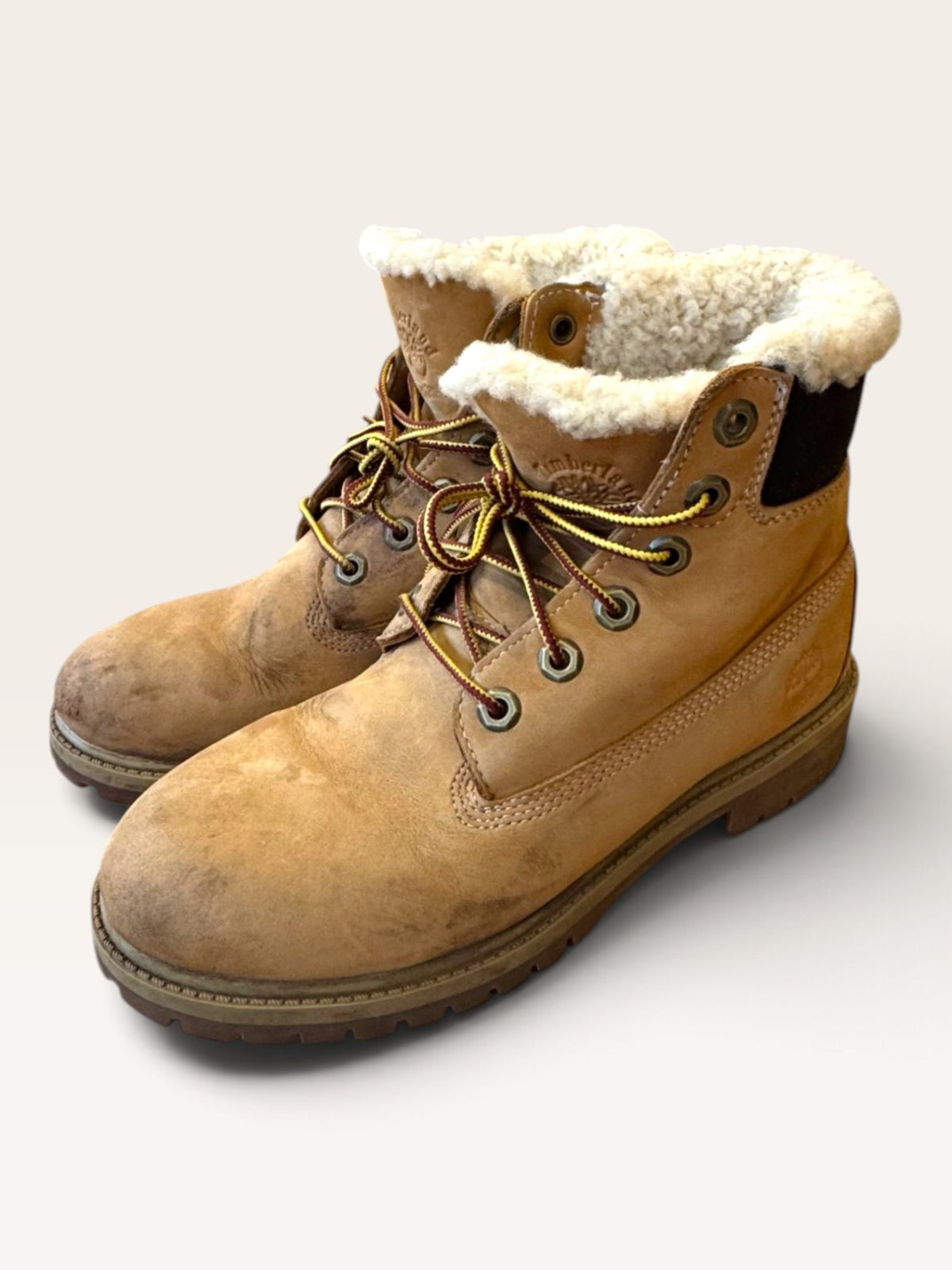 Leder Boots gefüttert in Camel Gr.38 | Timberland