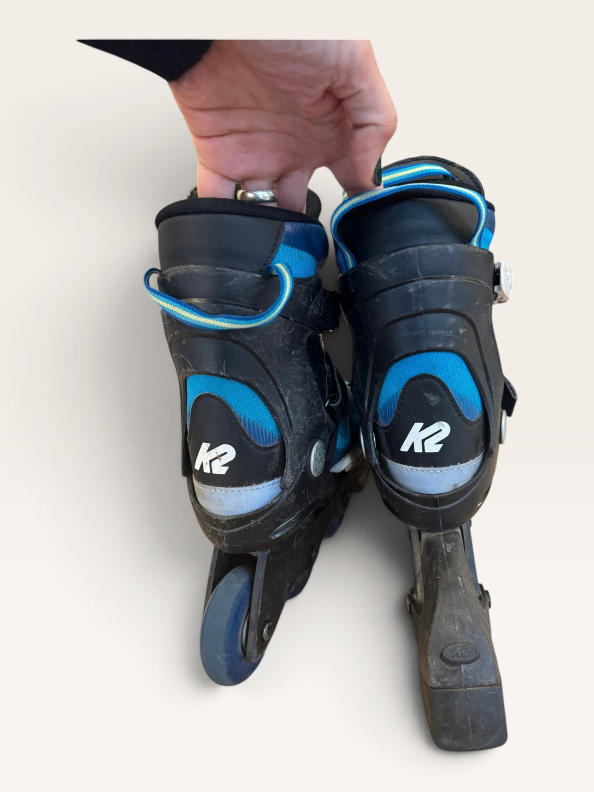 Verstellbare Kinder Inlineskates in Blau / Schwarz Gr.32-37 | K2
